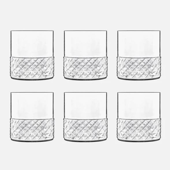 Roma Whiskey Tumblers 300ml, Set of 6