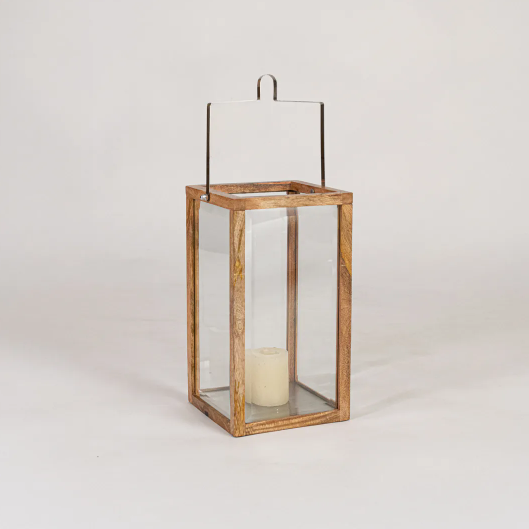 Ingrid Wood Lantern