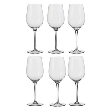 Ciao White Wine Glasses 370ml, Set of 6