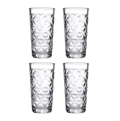 Estrella Long Drink Glasses 360ml, Set of 4