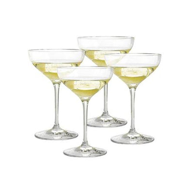 Special Champagne Saucers 250ml, Set of 4