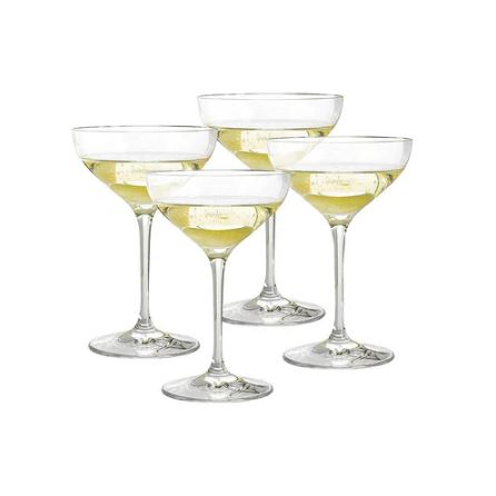 Special Champagne Saucers 250ml, Set of 4