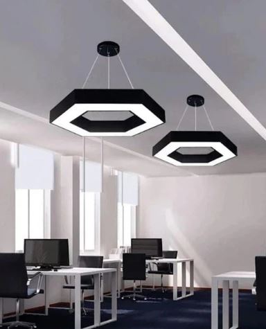 Modern Hex LED Pendant Light