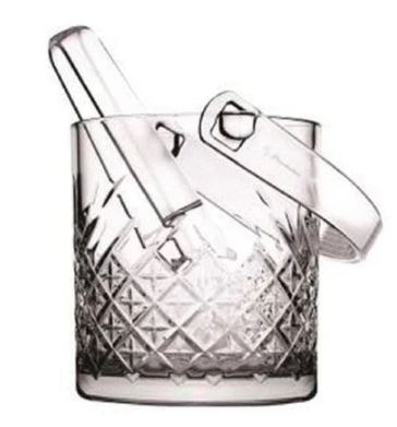 Timeless Ice Bucket with Tongs 1000ml