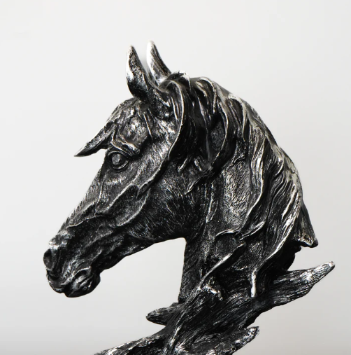 Horse Bust in Antique Finish