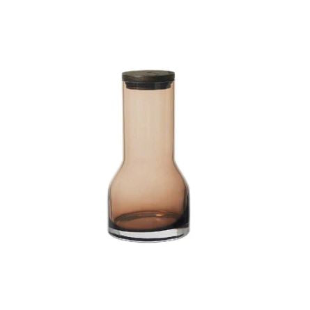 Lungo Water Carafe with Lid 650ml - Brown