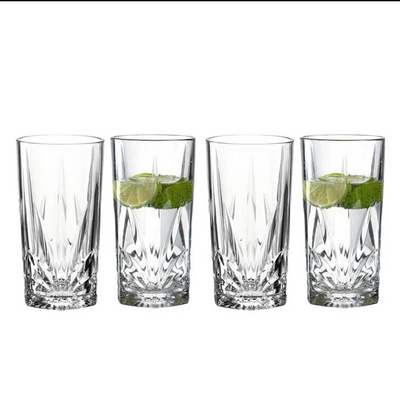 Capri Long Drink Tumblers 390ml, Set of 4