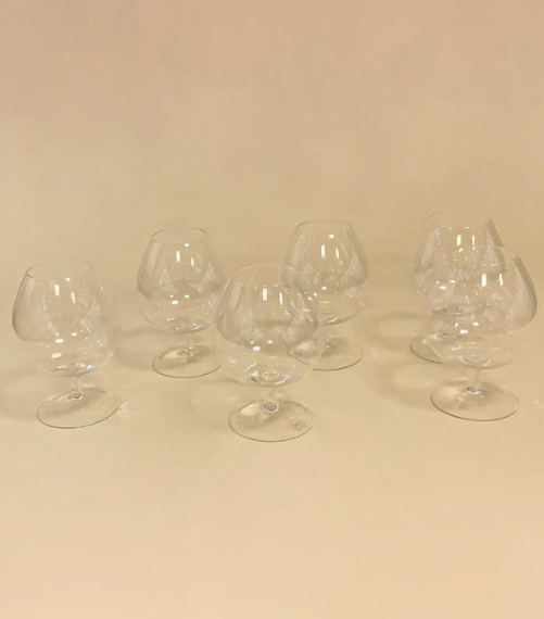 Empire cognac glasses set of 6