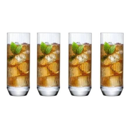 Big Top Tall Highball Glasses 430ml, Set of 4