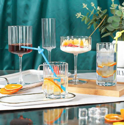 Blooming Cocktail Martini Coupe Glass - Set Of 4