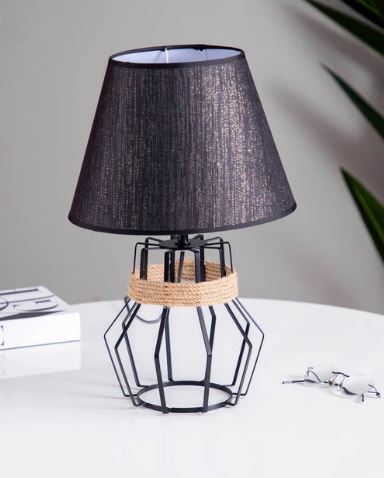 Ebony Table Lamp