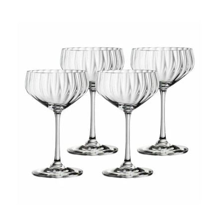 Lifestyle Coupe Glasses 310ml, Set of 4