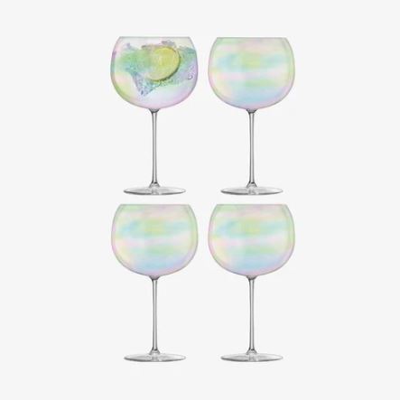 Bubble Balloon Glasses 680ml, Set of 4