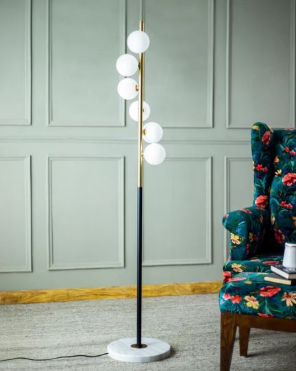 Loft Style Bubble Bar Floor Lamp