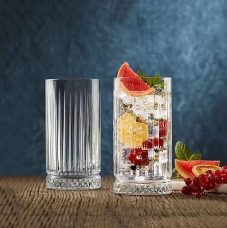 Elysia Long Drink Glasses 280ml, Set of 4