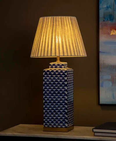 Rhombus Ceramic Table Lamp