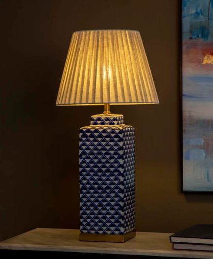 Rhombus Ceramic Table Lamp