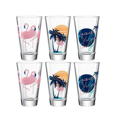 Amalfi Long Drink Glasses 300ml, Set of 6