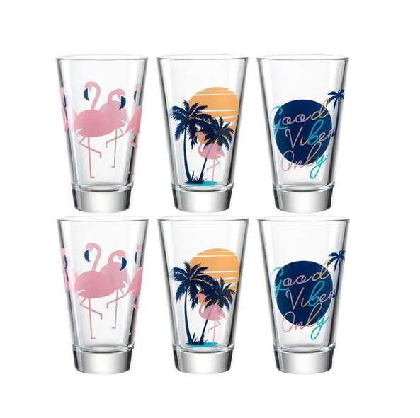 Amalfi Long Drink Glasses 300ml, Set of 6