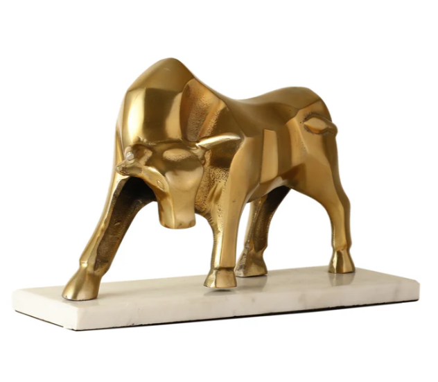 Trevor Oversized Bull Decorative Accent