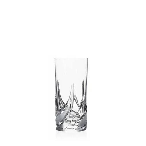 "da vinci hand-cut crystal tall glass – set of 2 "