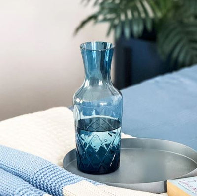 Sorrento Water Carafe 1L - Blue