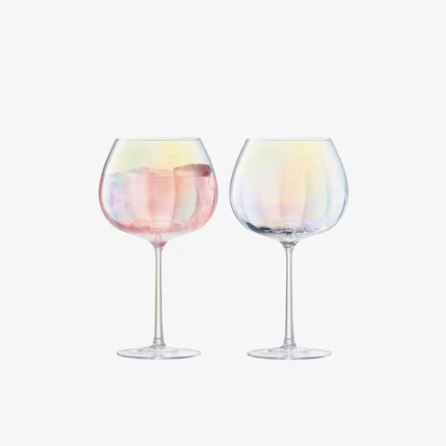 Pearl Balloon Glasses 650ml, Set of 2