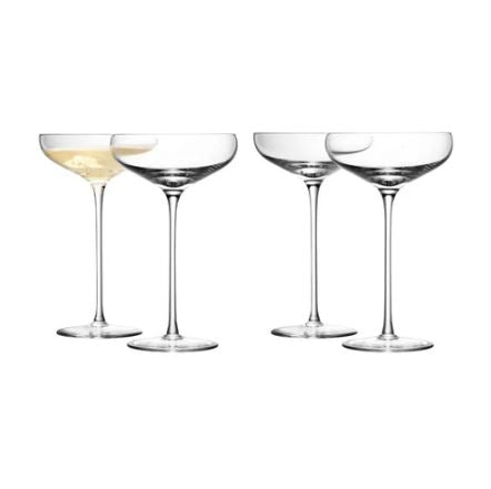 Wine Collection Champagne Saucers 300ml, Set of 4