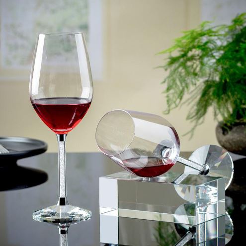 Swarovski Stem Crystal Wine Glass - Set of 2