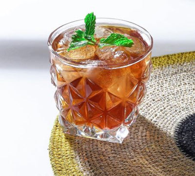 Crystal Diamond Cut Glass