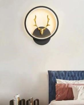 Deer Head LED Wall Light