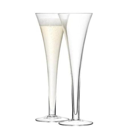 Hollow Stem Champagne Flutes 200ml, Set of 2