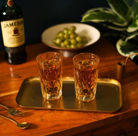 Etch -Tumbler Highball Glasses