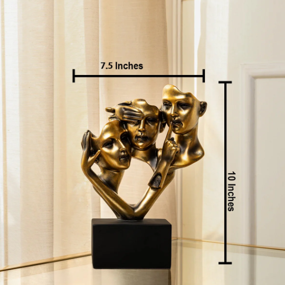 Expressions of Reality Home Decorative Showpiece for Home Decor