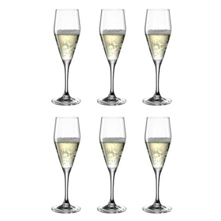 Twenty 4 Champagne Glasses 220ml, Set of 6