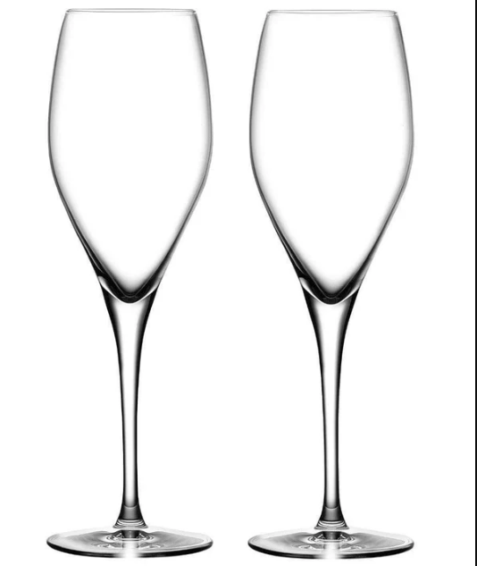 Vintage Champagne  Glasses 355ml, Set of 2