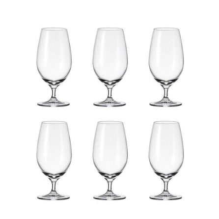 Ciao Beer Glasses 390ml, Set of 6