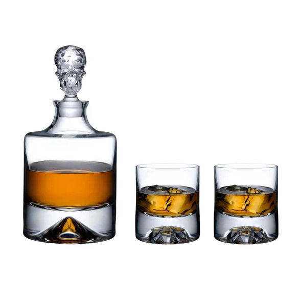 Shade Whiskey Decanter & Glasses Set