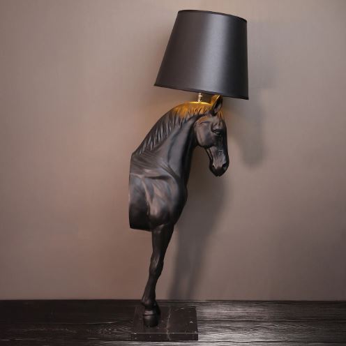 Majesticstride horse lamp console
