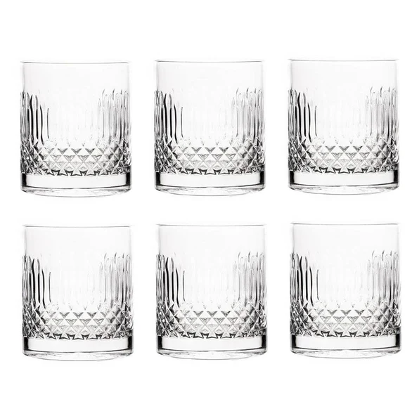 Diamante Whiskey Tumblers 380ml, Set of 6