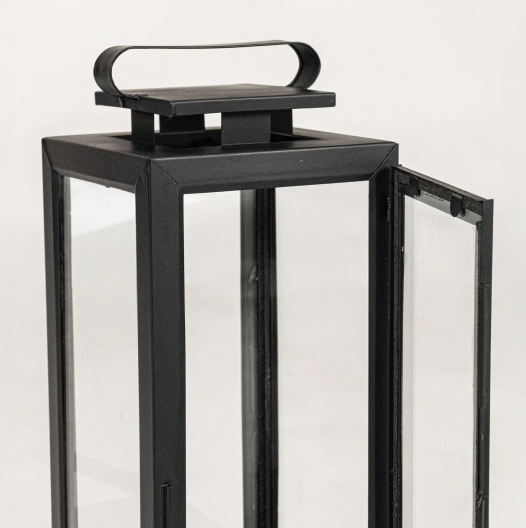Kuba Metal Lantern - Black