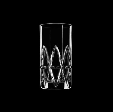 Streak Long Drink Glasses 370ml, Set of 6