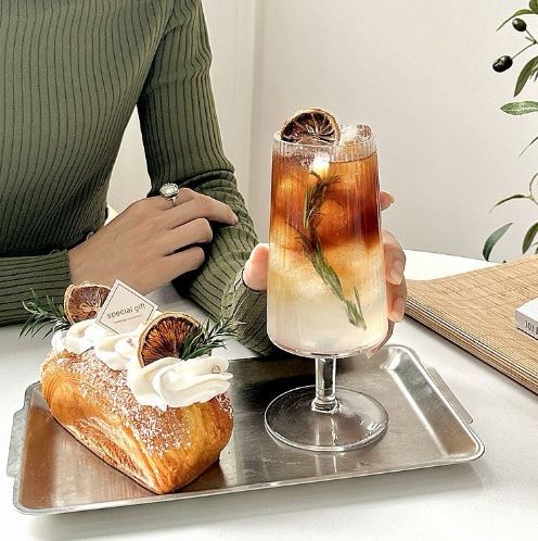 STEMMED COCKTAIL GLASS - Set of 2