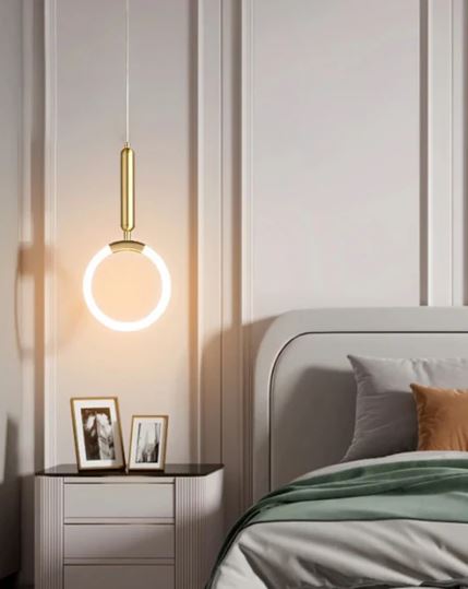 Luminous Ring LED Pendant Light - Set Of 2