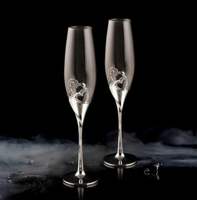 LOVE CHAMPAGNE FLUTE GIFT - SET OF 2
