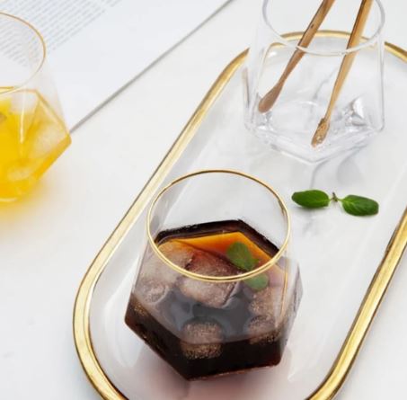 Minimalist Diamond Glasses