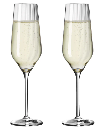 "Sternschliff Champagne Glass "
