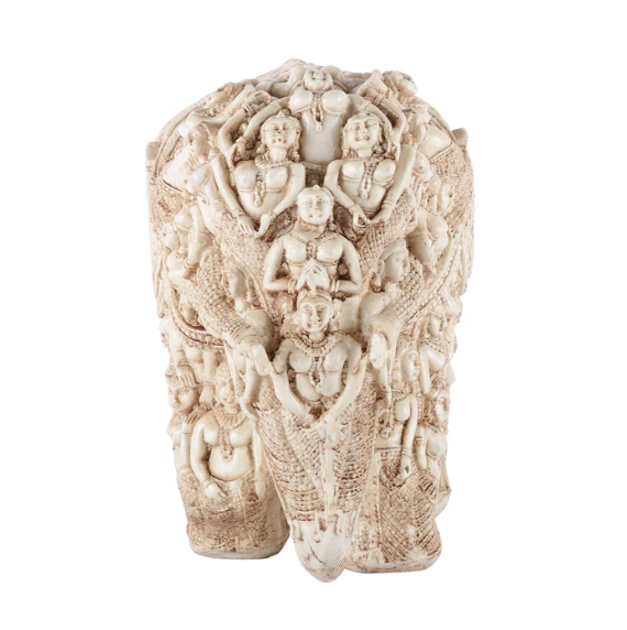 The Tribal Elephant (White)