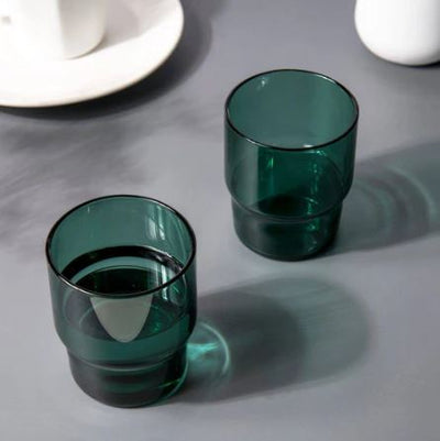 Menlo Tall Tumblers, Set of 2 - Bottle Green