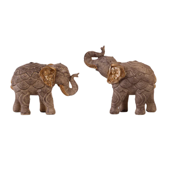 Embellished Elephant Figurine (Single)